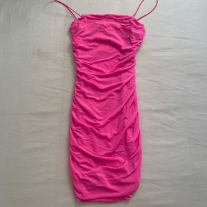 halloway wishes mini dress (pink)